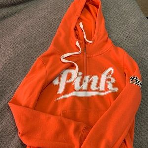 pink sweatshirt